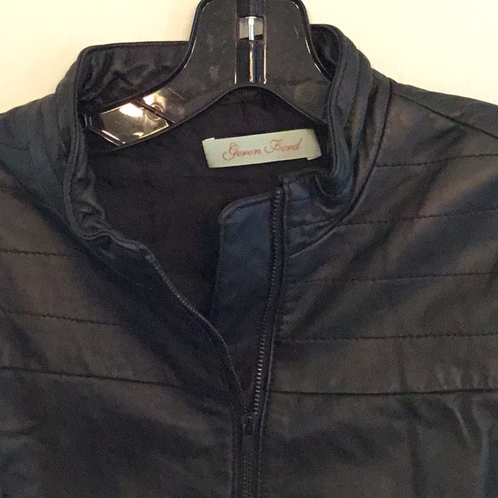 Geren Ford Medium Black Leather Jacket - image 2